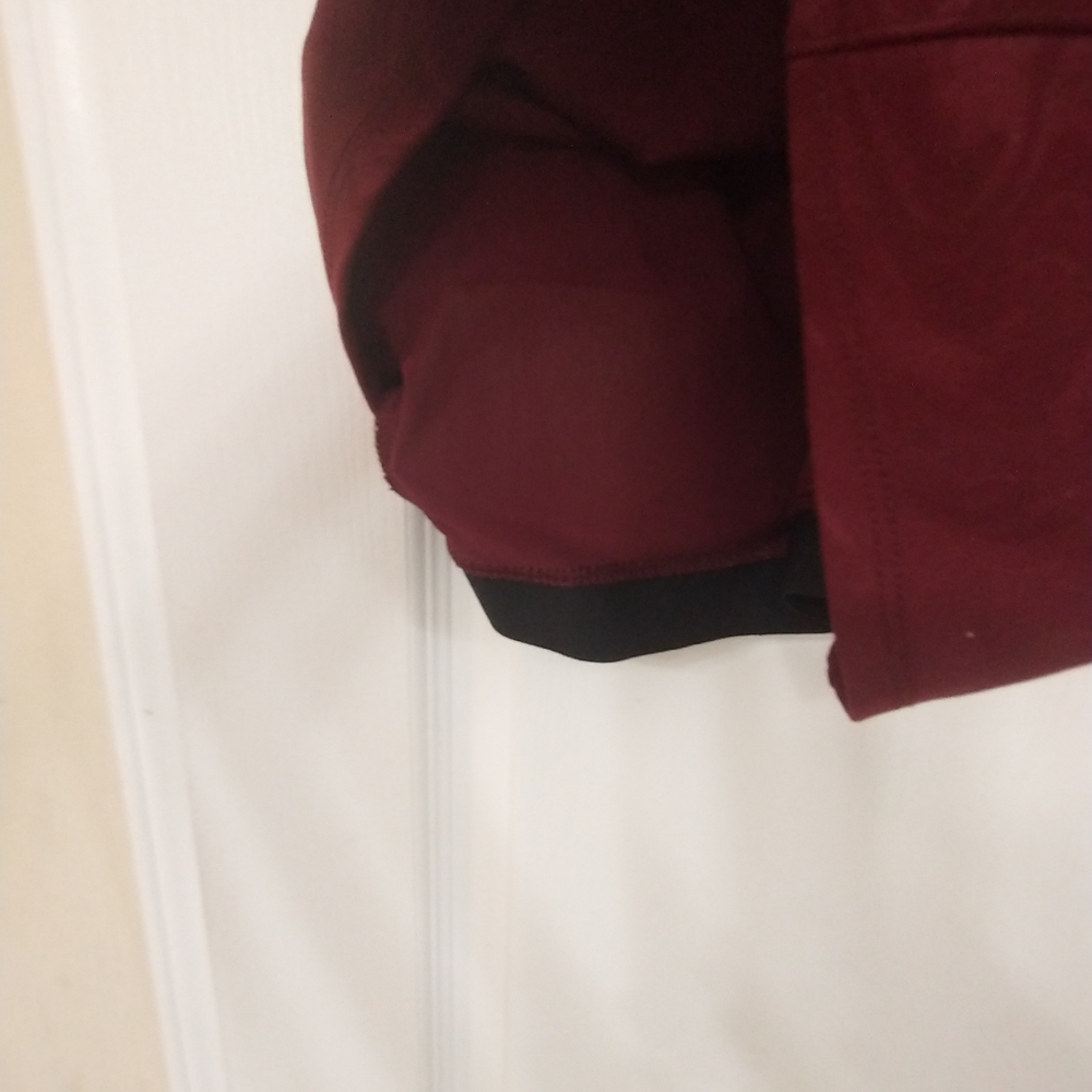 Avia  Cranberry  Red Athletic Sports Bra - Picture 3 of 6